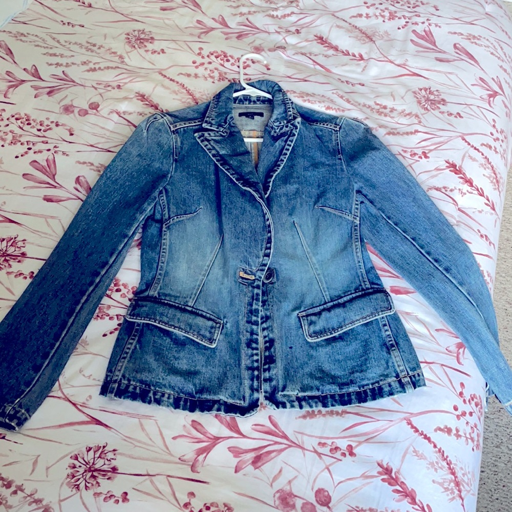 Medium Vintage Gap Jean Blazer